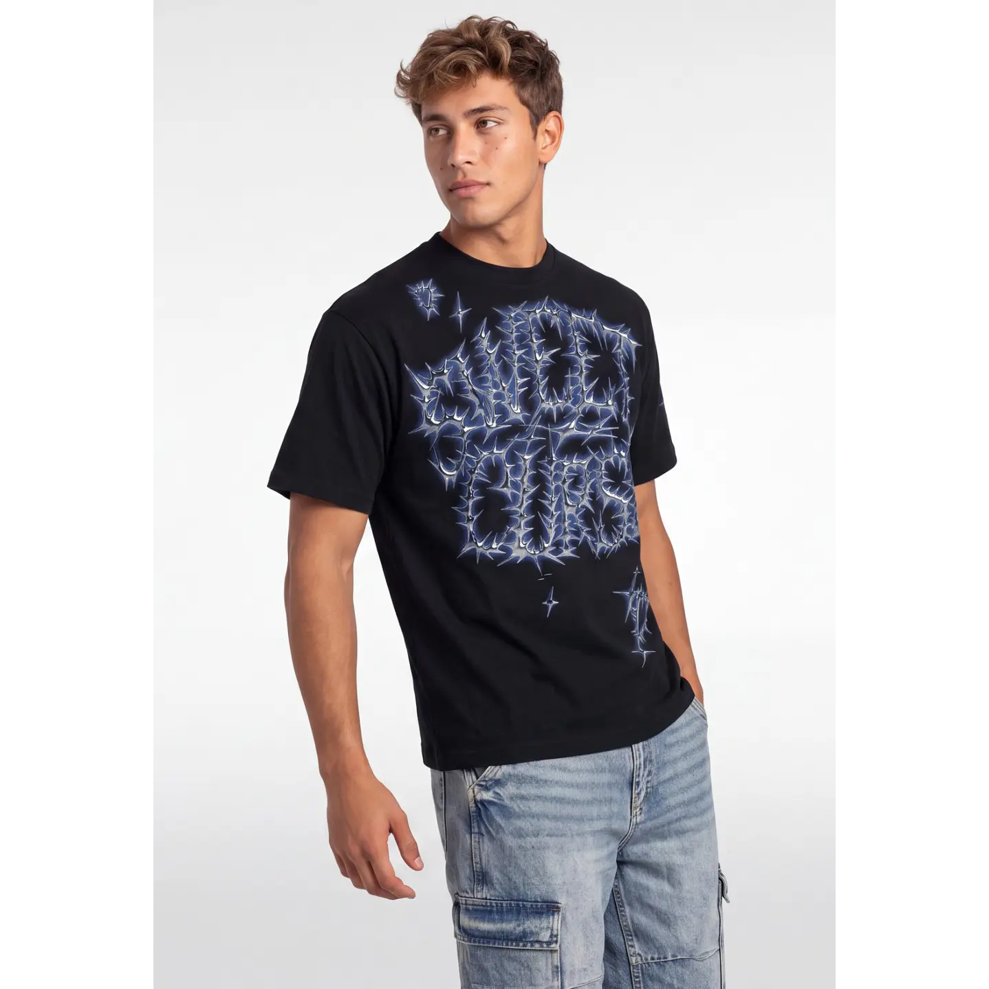 Polera Gothic Hombre Negro 4