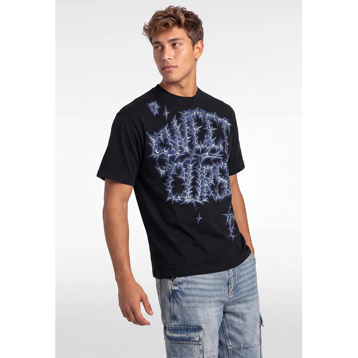 Polera Gothic Hombre Negro 4