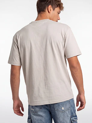 Polera 3D Death Hombre Beige