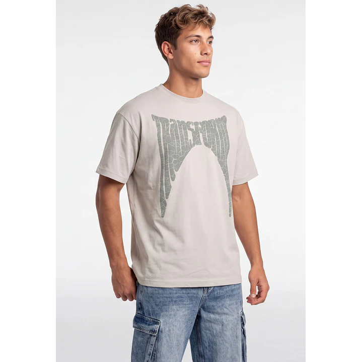 Polera 3D Death Hombre Beige 4