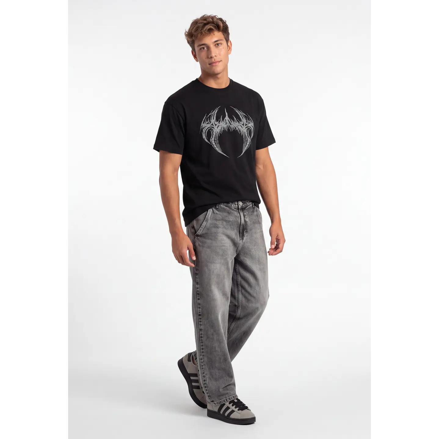 Polera 3D Death Hombre Negro 3