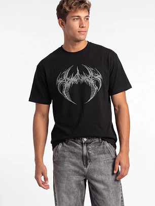 Polera 3D Death Hombre Negro