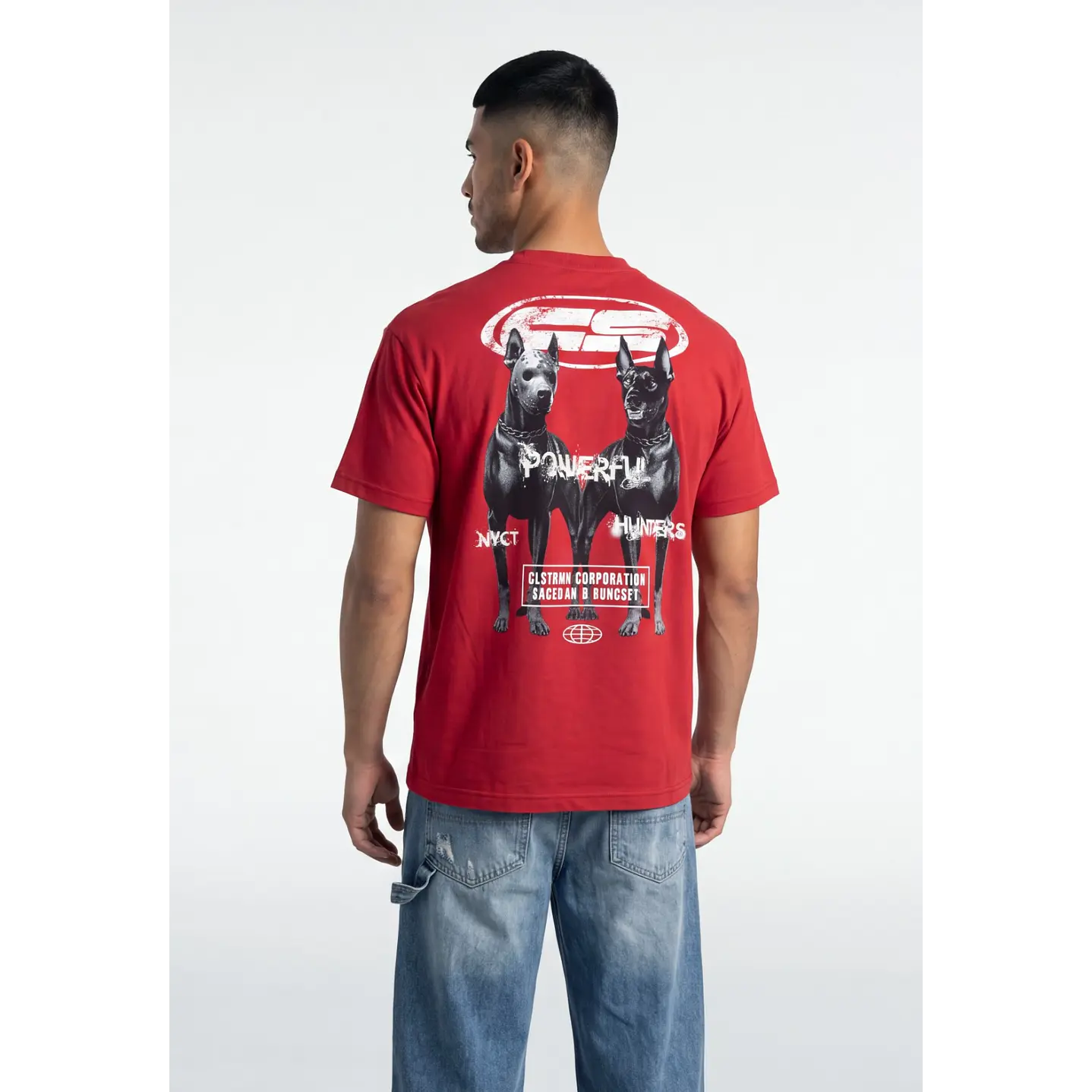 Polera Rottweiler Hombre Rojo 1