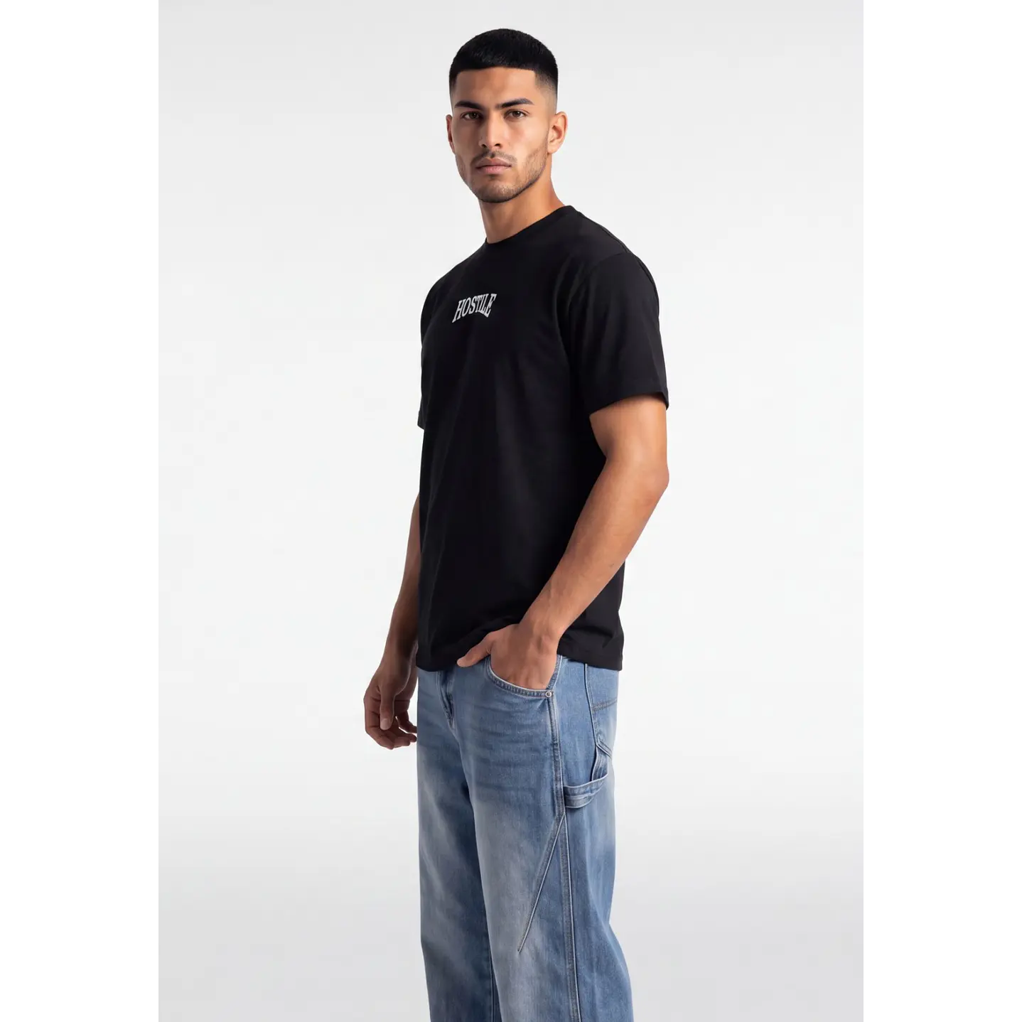 Polera Rottweiler Hombre Negro 4