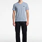 Polera Lab Slim Fit Hombre Gris - Miniatura 3