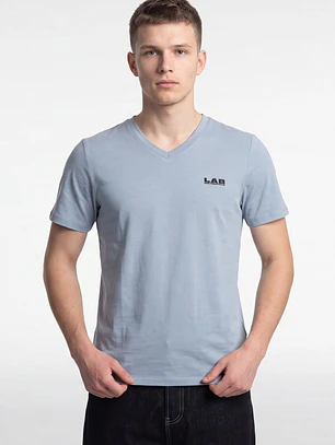 Polera Lab Slim Fit Hombre Gris