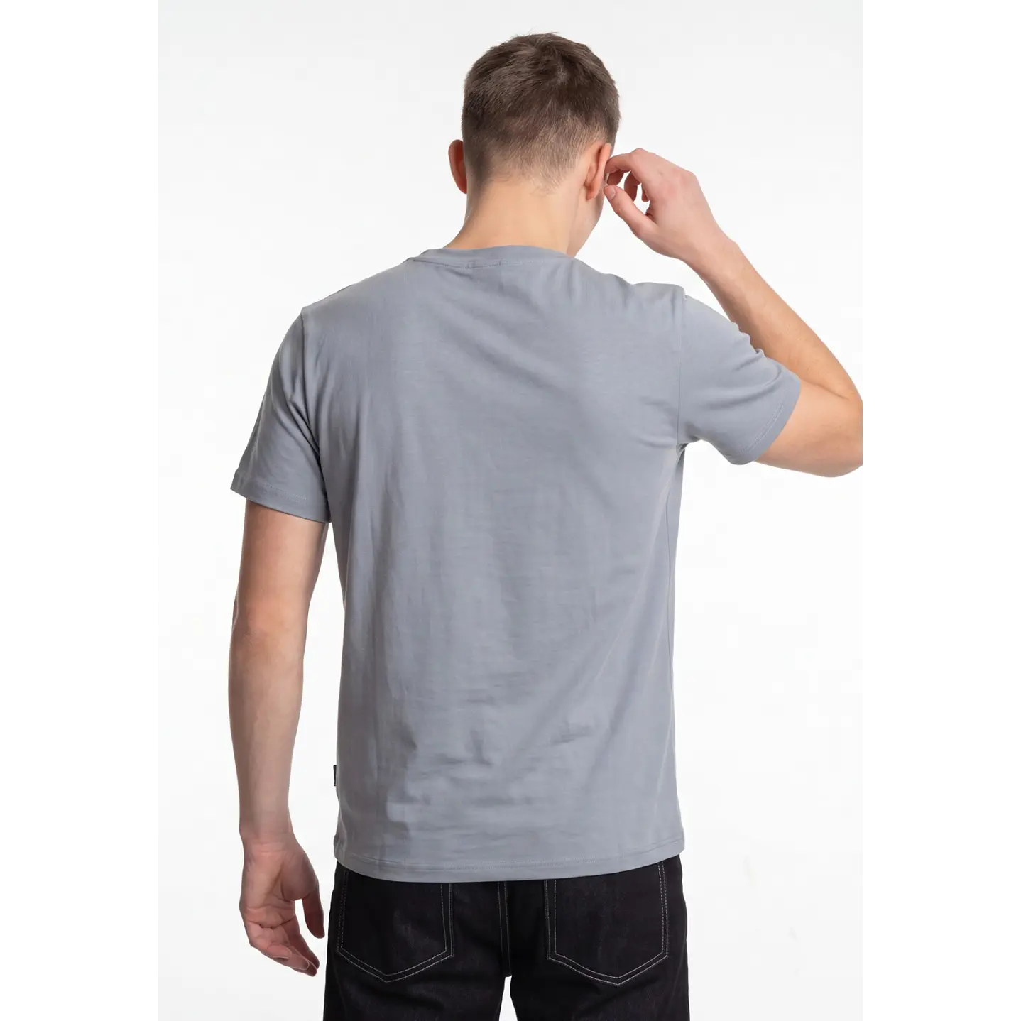 Polera Lab Slim Fit Hombre Gris 2