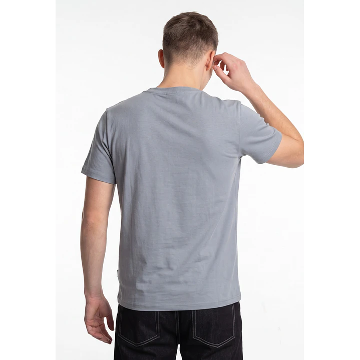 Polera Lab Slim Fit Hombre Gris 2