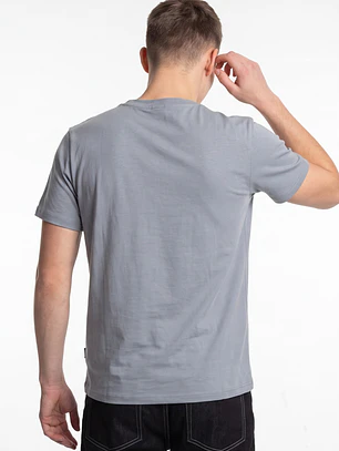 Polera Lab Slim Fit Hombre Gris