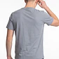 Polera Lab Slim Fit Hombre Gris - Miniatura 2
