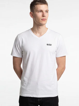 Polera OFF Slim Fit Hombre Blanco