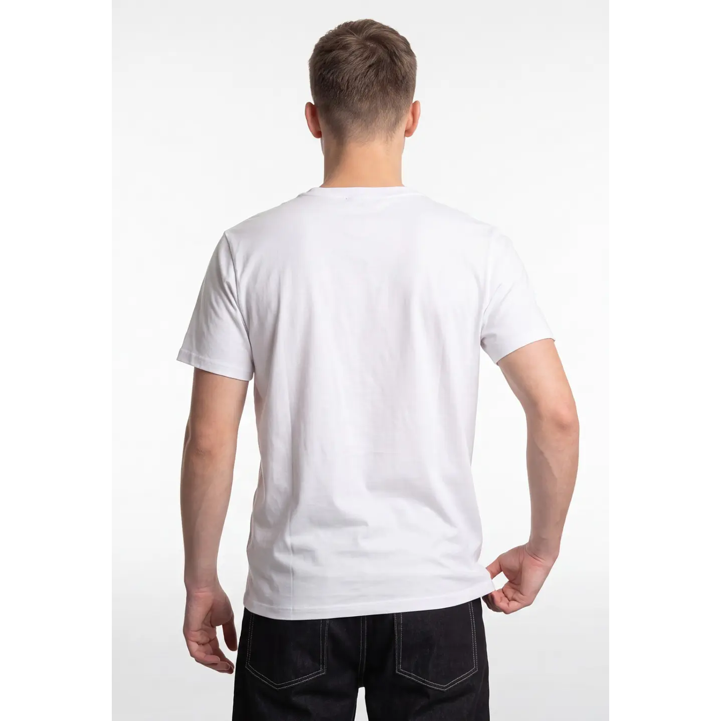 Polera OFF Slim Fit Hombre Blanco 2