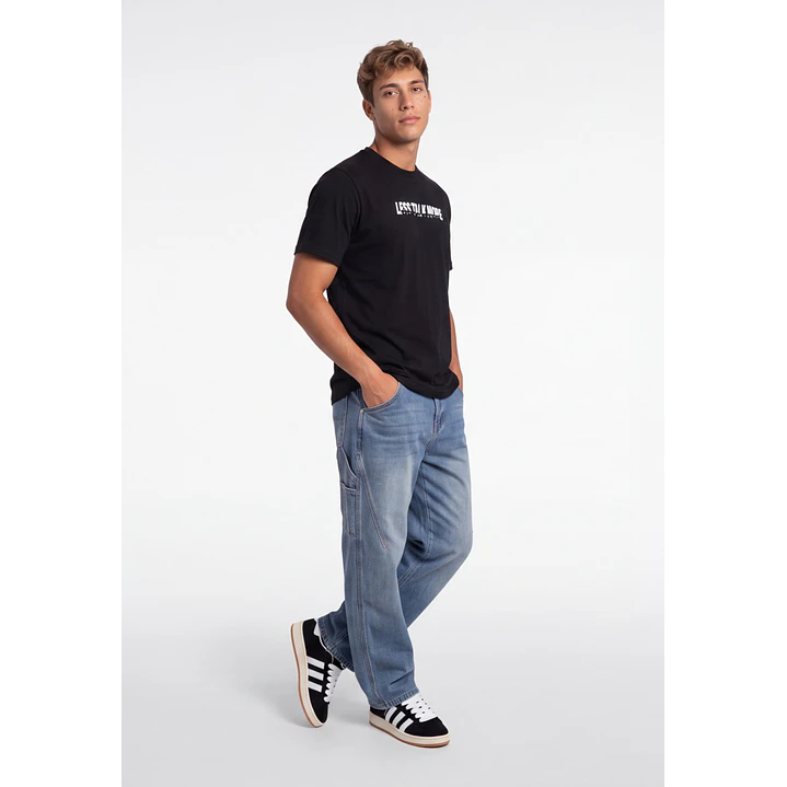 Polera Talk Hombre Negro 3