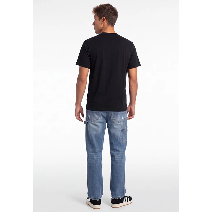 Polera Talk Hombre Negro 2