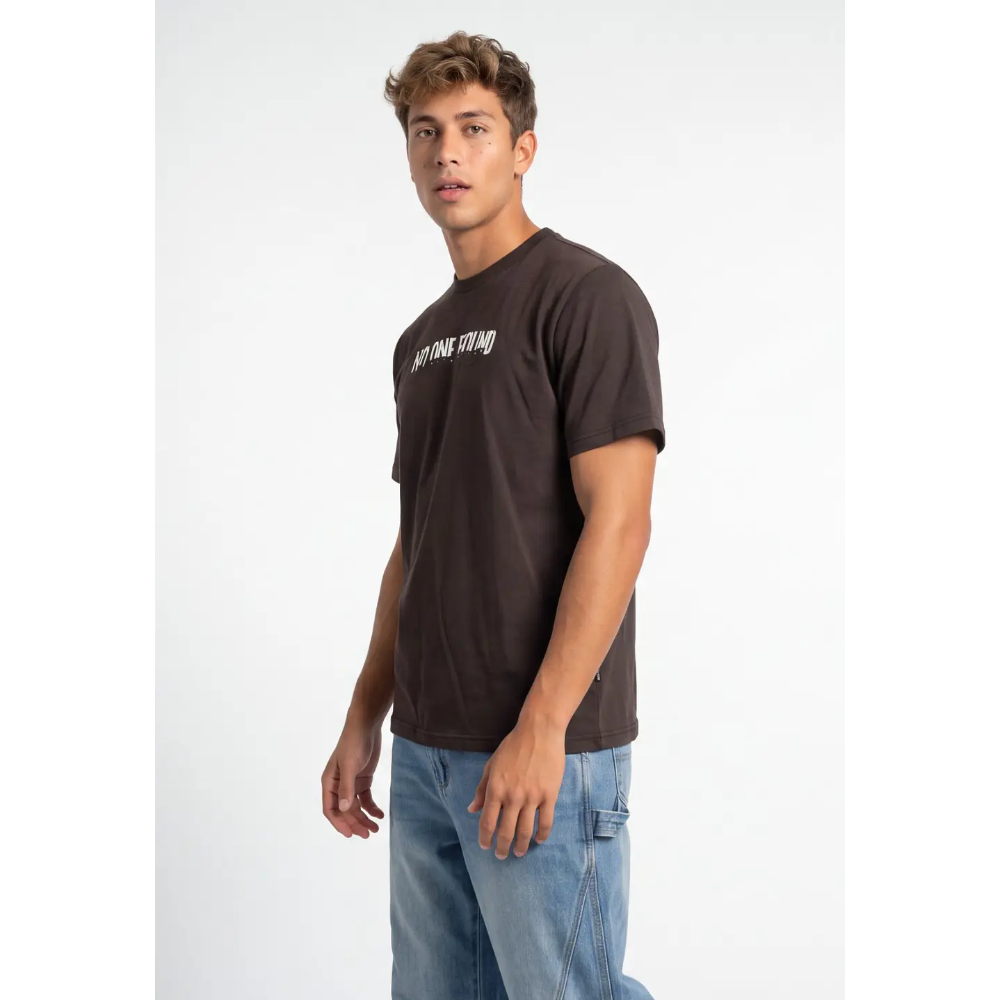 Polera Found Hombre Café 4