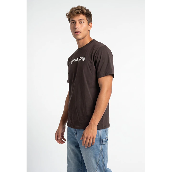 Polera Found Hombre Café 4