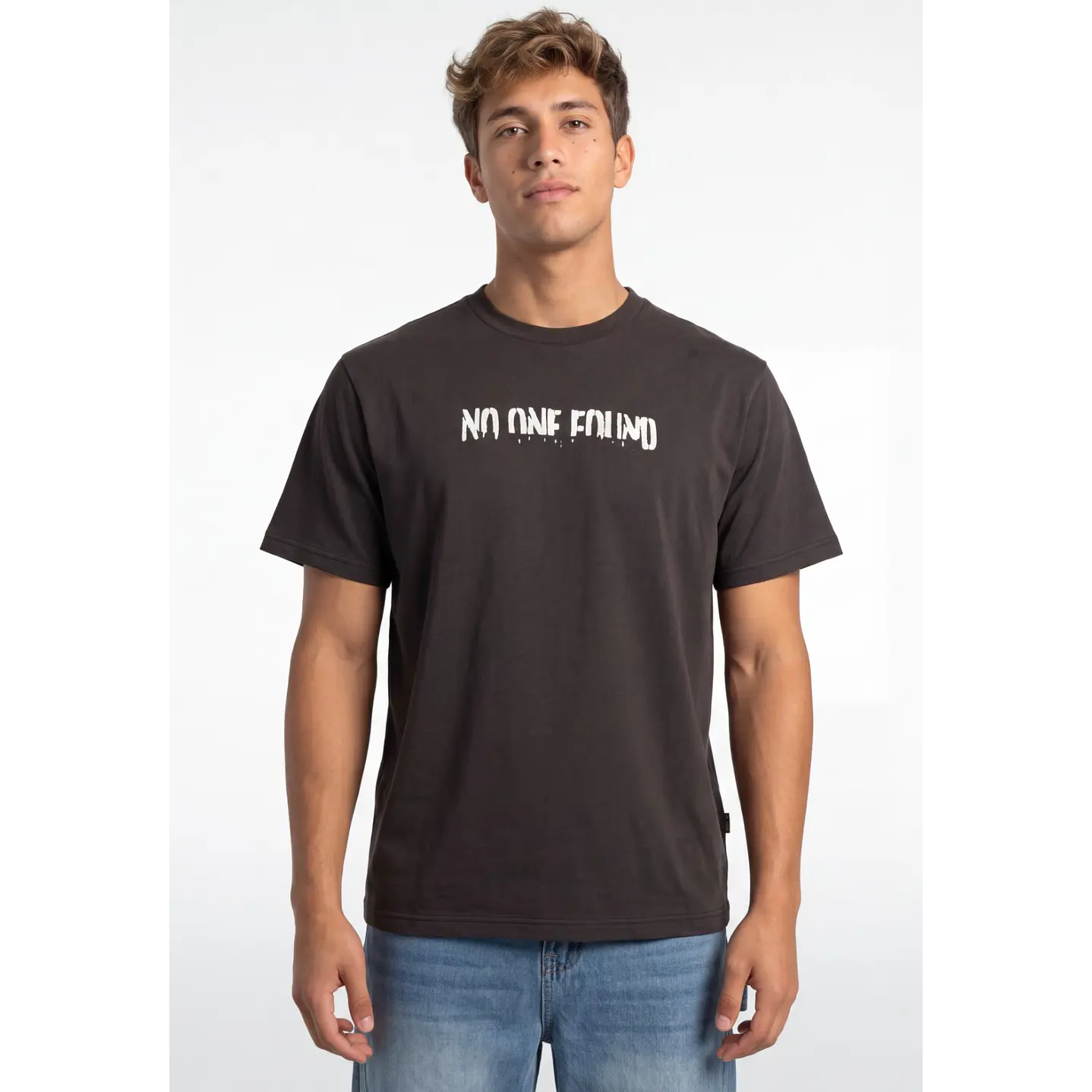Polera Found Hombre Café 1