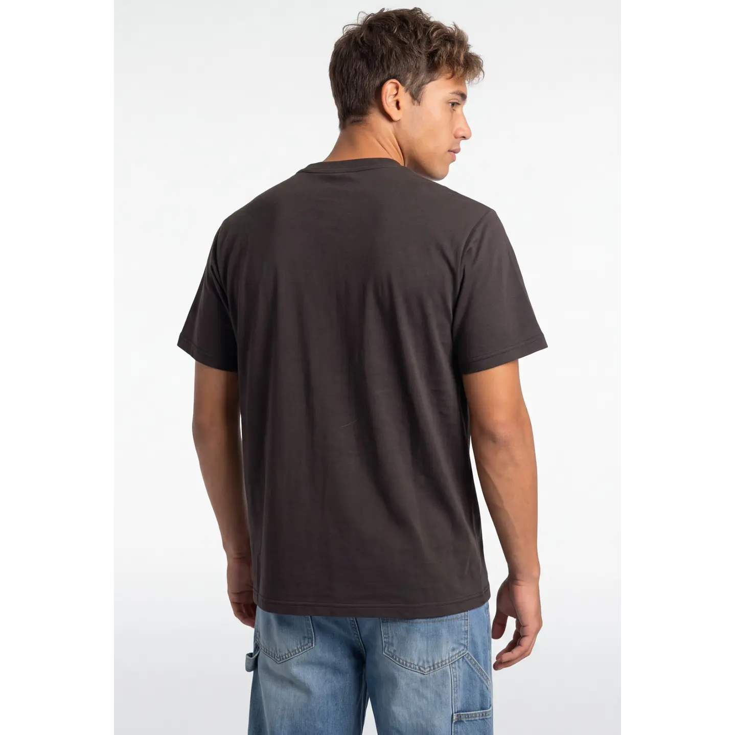 Polera Found Hombre Café 2