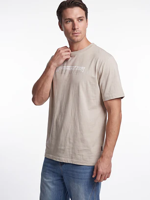 Polera Aways Hombre Beige