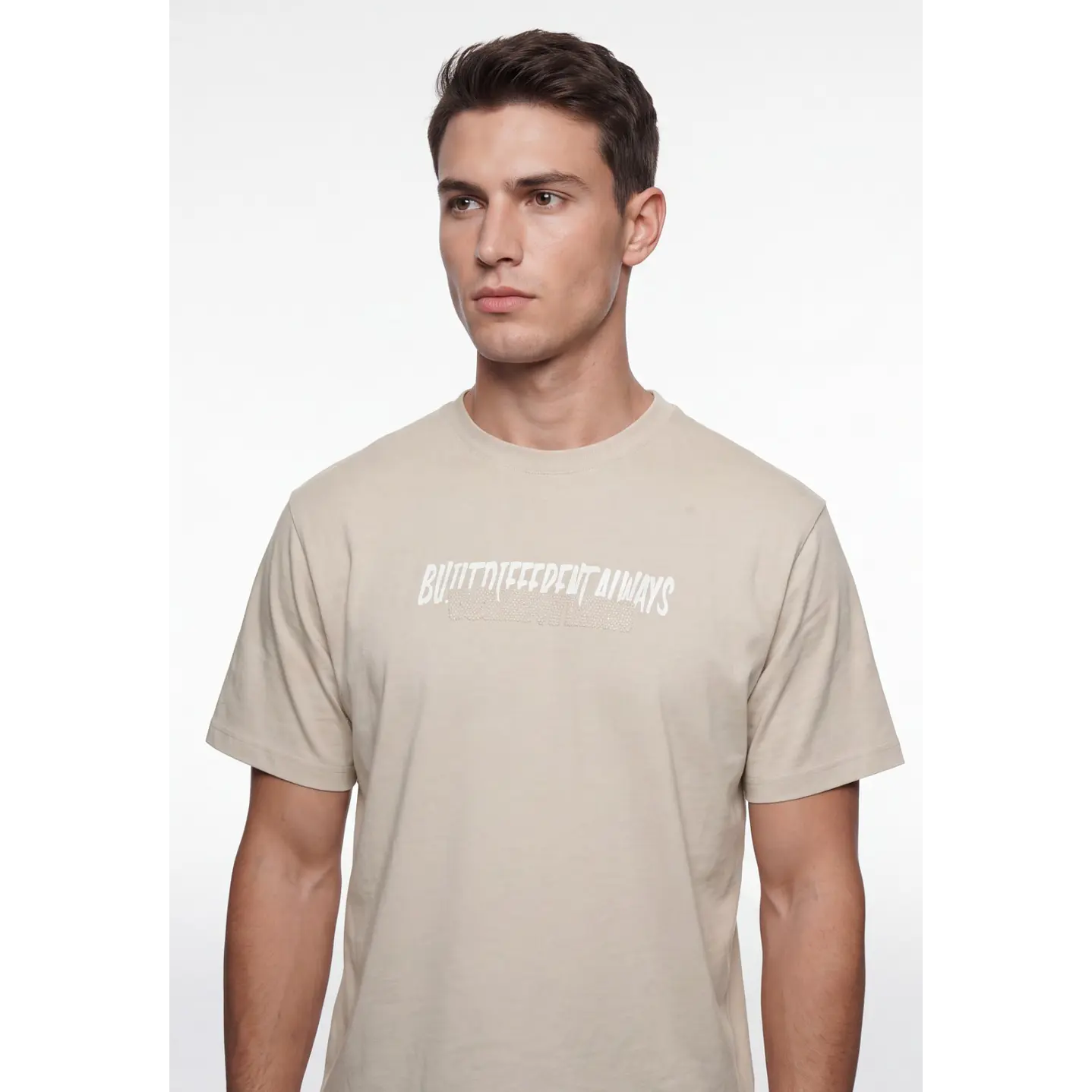 Polera Aways Hombre Beige 4