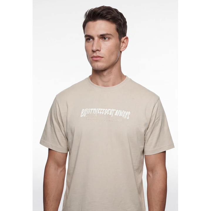 Polera Aways Hombre Beige 4