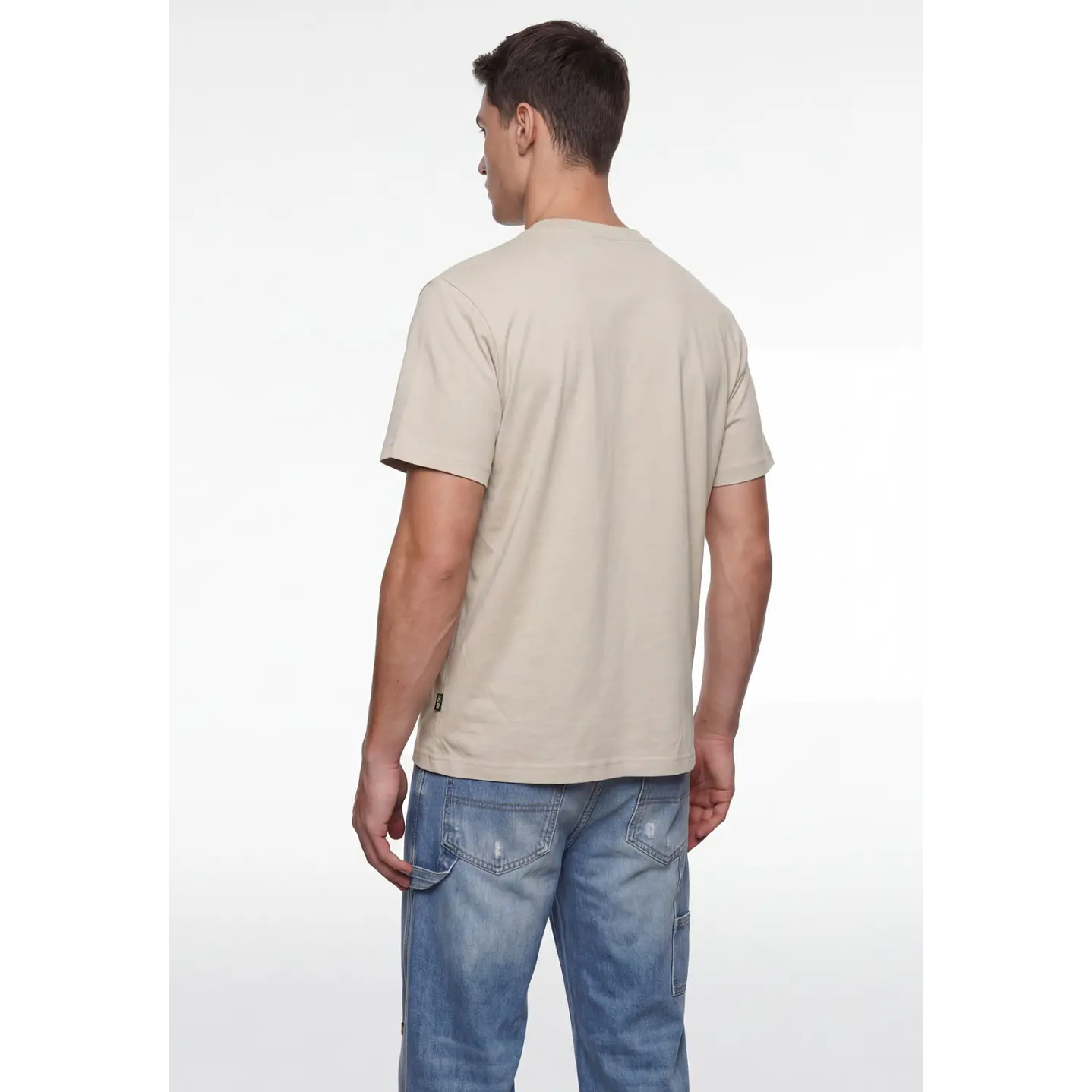 Polera Aways Hombre Beige 2