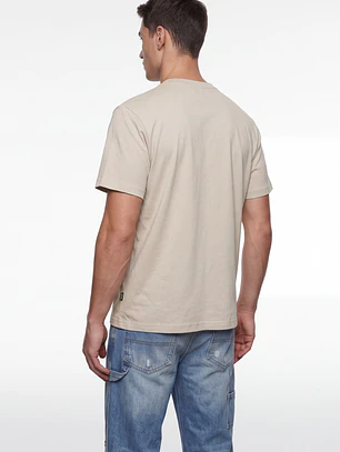 Polera Aways Hombre Beige