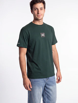Polera Básica Hombre Verde