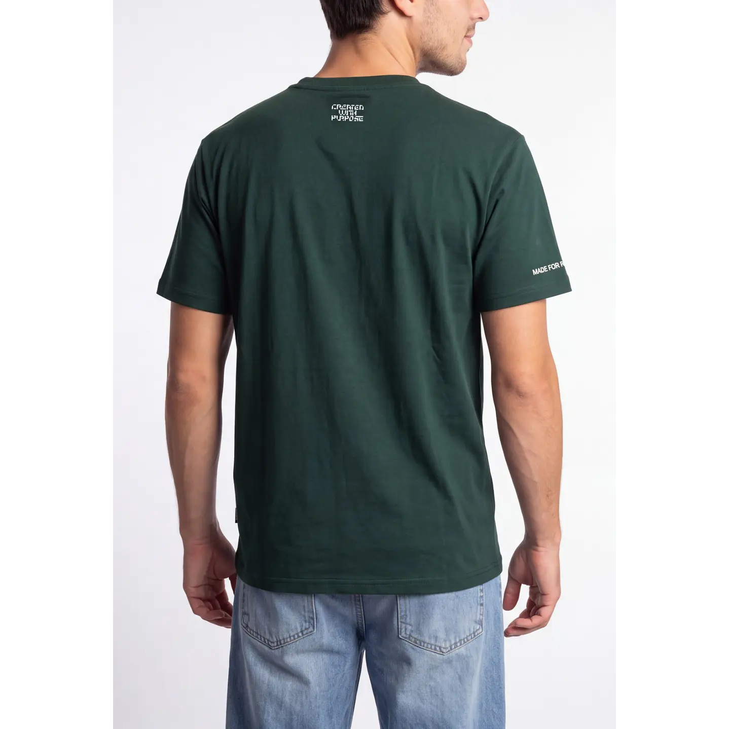 Polera Básica Hombre Verde 2