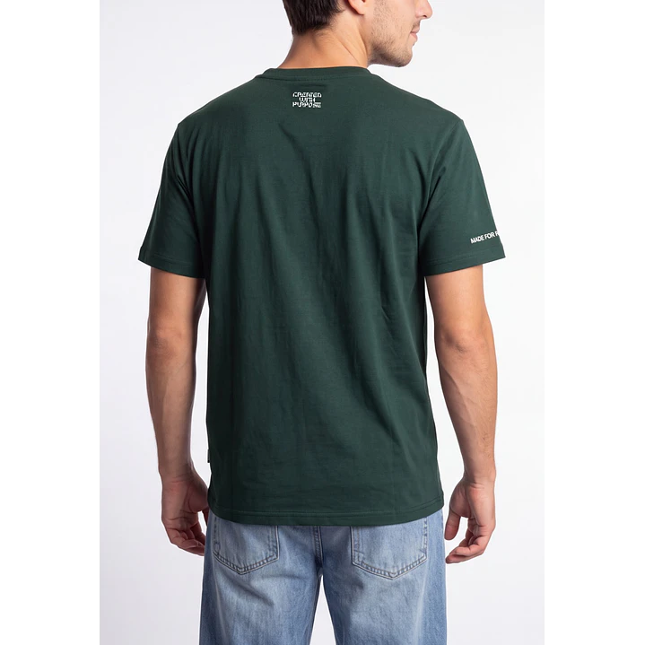 Polera Básica Hombre Verde 2