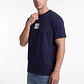 Polera Básica Hombre Azul - Miniatura 4