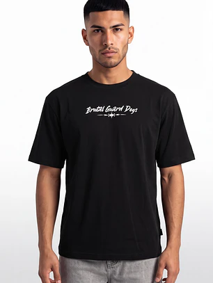 Polera Dogs Hombre Negro