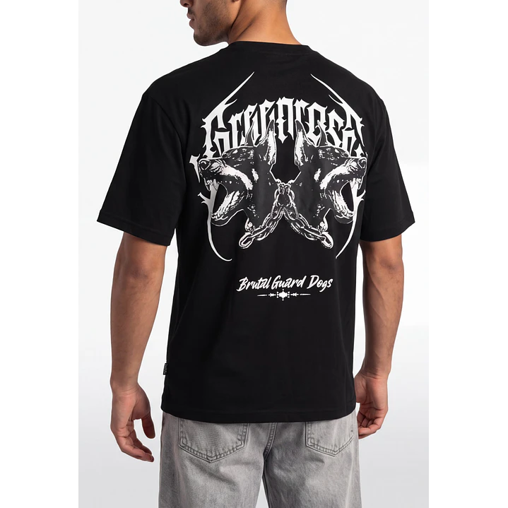 Polera Dogs Hombre Negro 1
