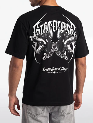 Polera Dogs Hombre Negro