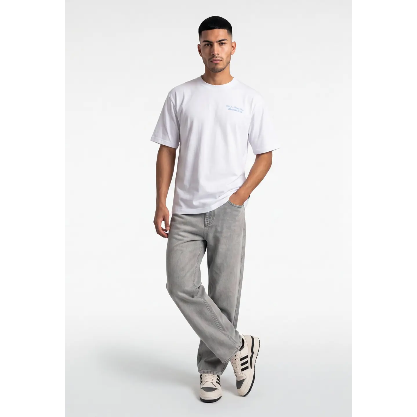Polera Lost Hombre Blanco 3