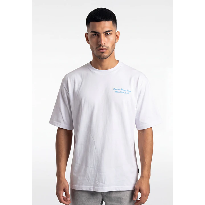 Polera Lost Hombre Blanco 2
