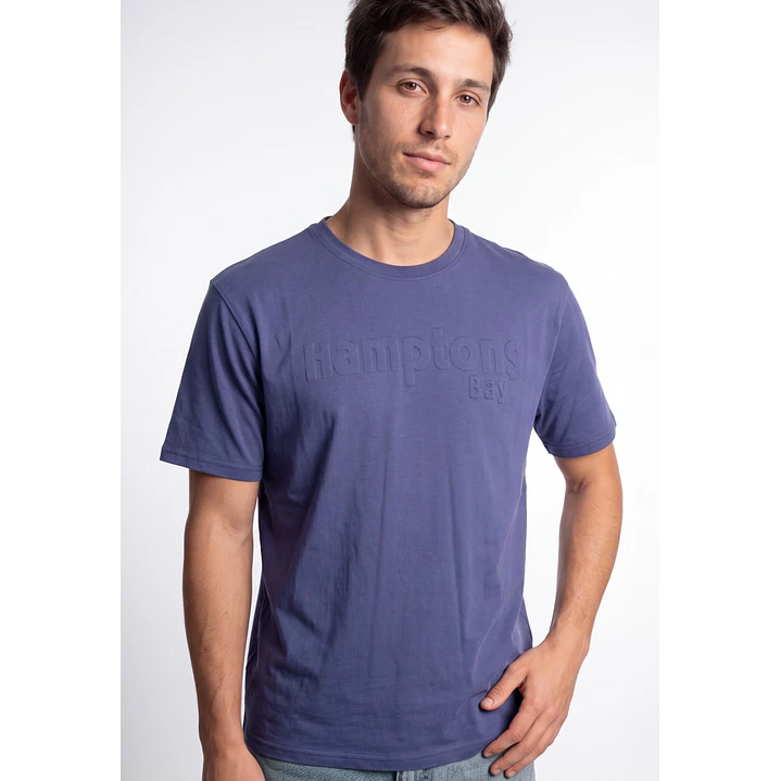 Polera Hamptons 3D Hombre Morado 4
