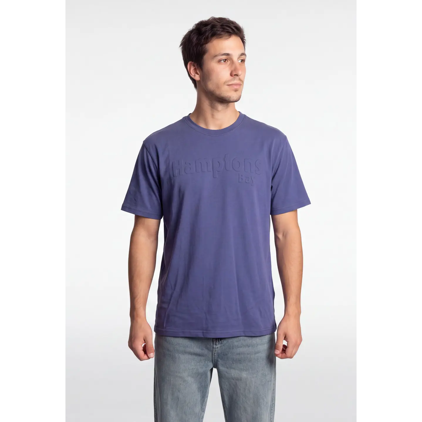 Polera Hamptons 3D Hombre Morado 1