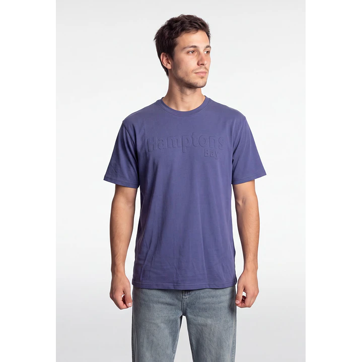 Polera Hamptons 3D Hombre Morado 1