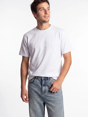 Polera Bahamas 3D Hombre Blanco