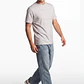 Polera Vintage 3D Hombre Beige - Miniatura 3