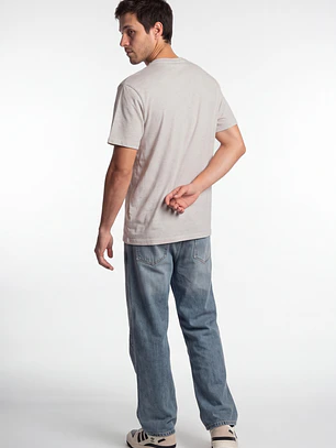 Polera Vintage 3D Hombre Beige