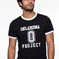 Polera Contraste Hombre Negro - Miniatura 1