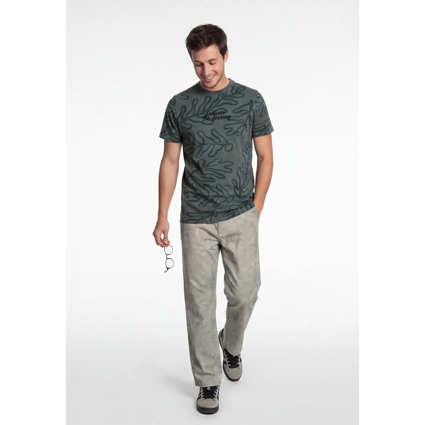 Polera Urbano Hombre Verde 1