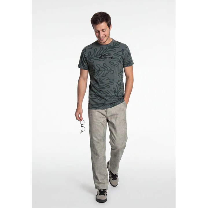 Polera Urbano Hombre Verde 1