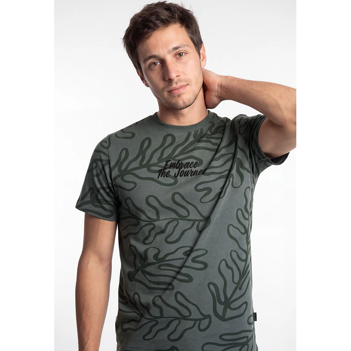 Polera Urbano Hombre Verde 4
