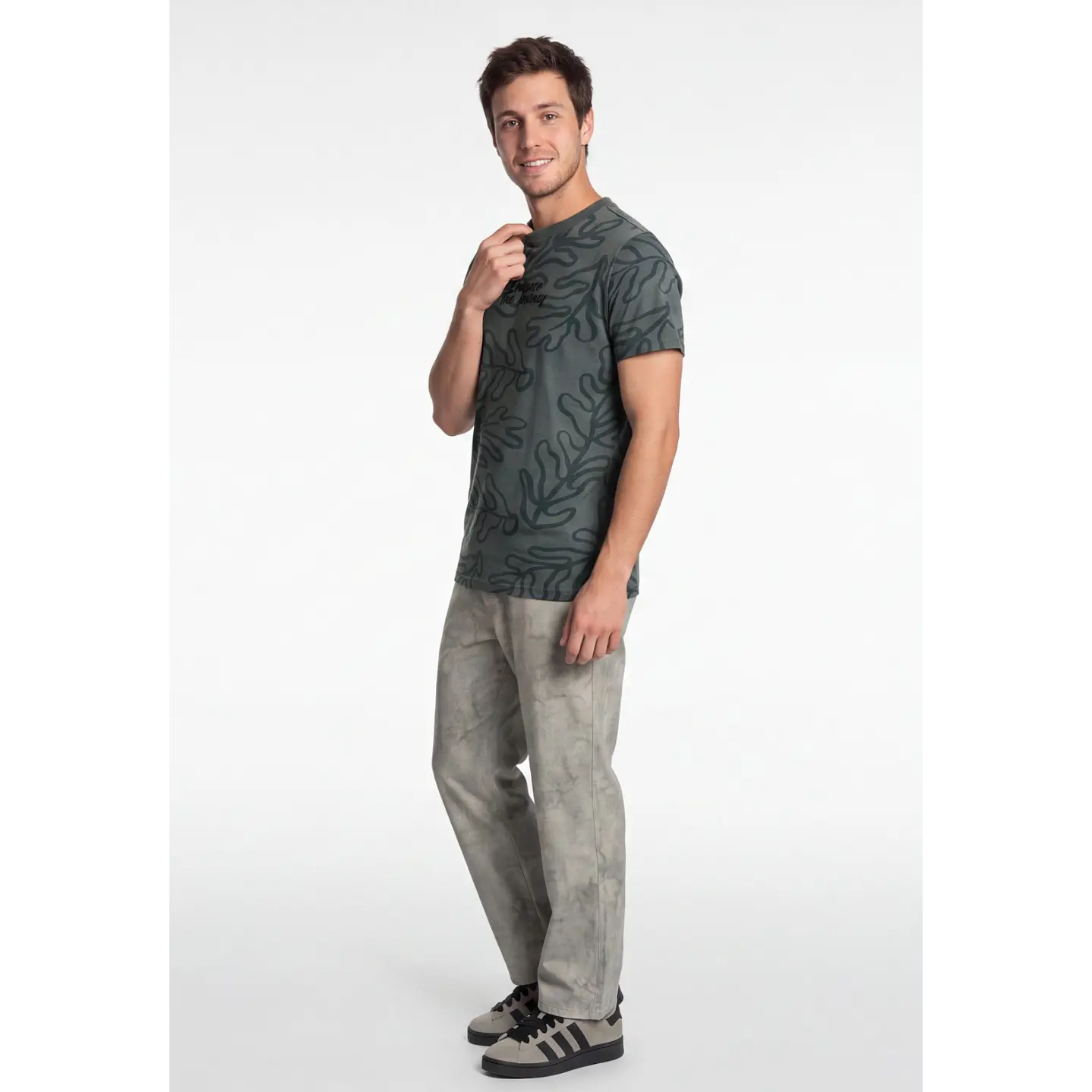 Polera Urbano Hombre Verde 3