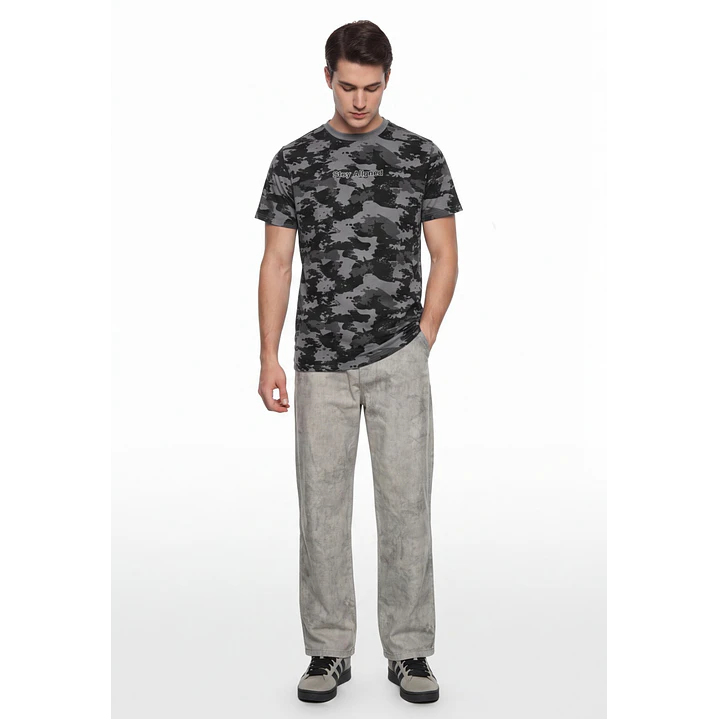 Polera Urbano Hombre Gris 3