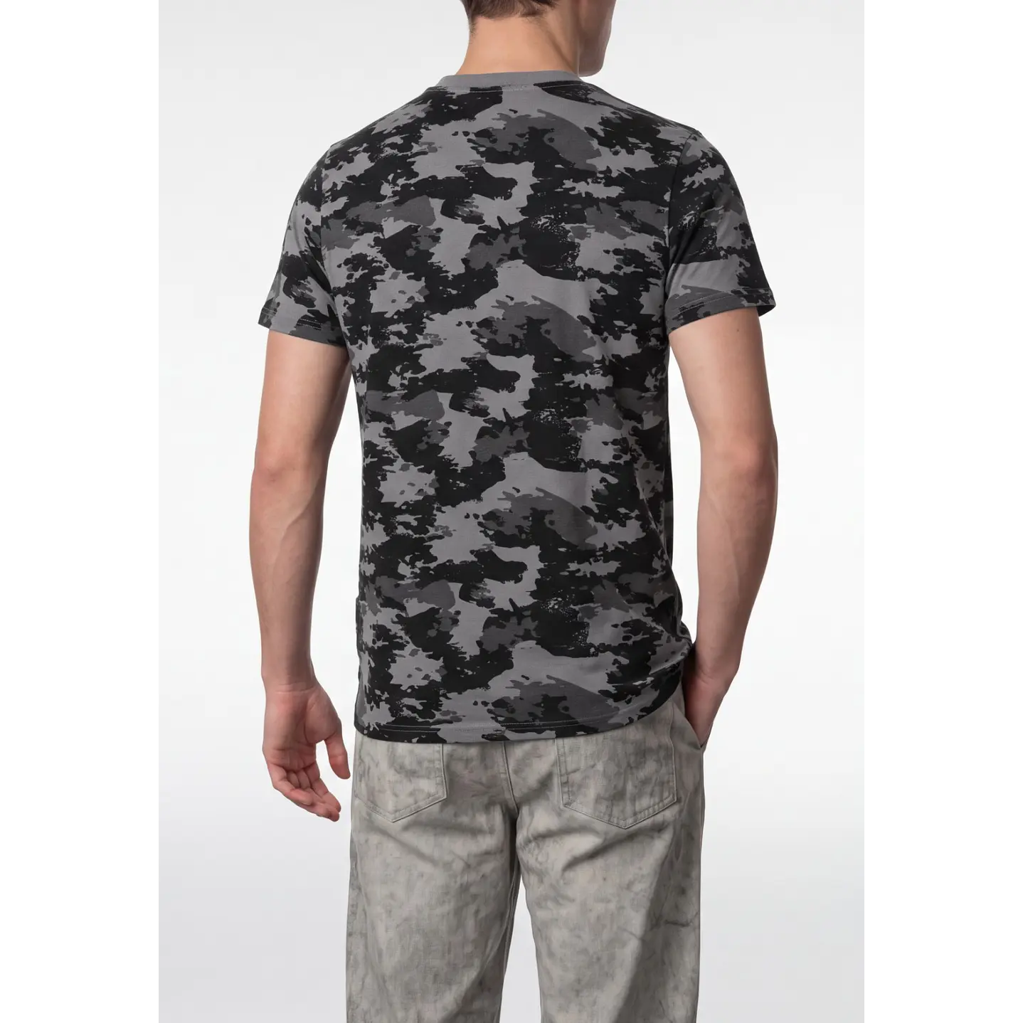 Polera Urbano Hombre Gris 2