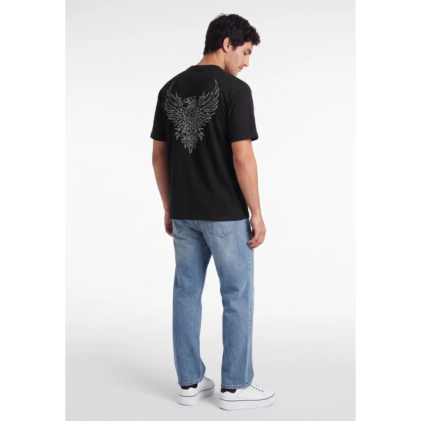 Polera Cyber Death Hombre Negro 1
